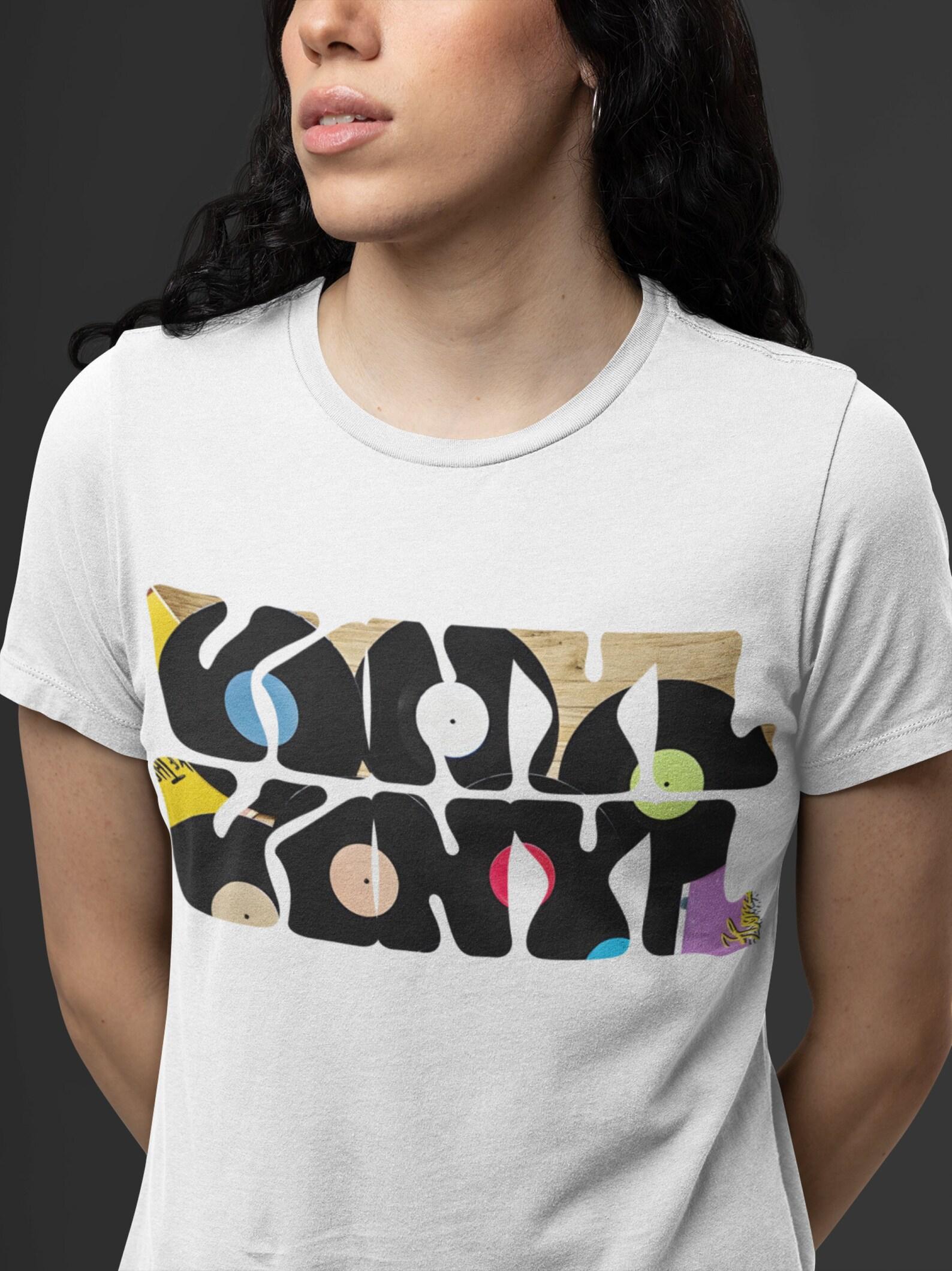 Vinyl Record T-Shirt: Music Lover Graphic Tee M