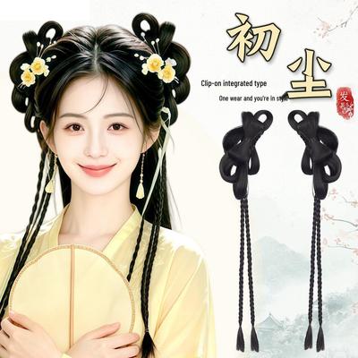 Grampo para Coque Estilo Hanfu da Dinastia Ming - Acessório de Coque para Peruca Estilo Antigo Feminino