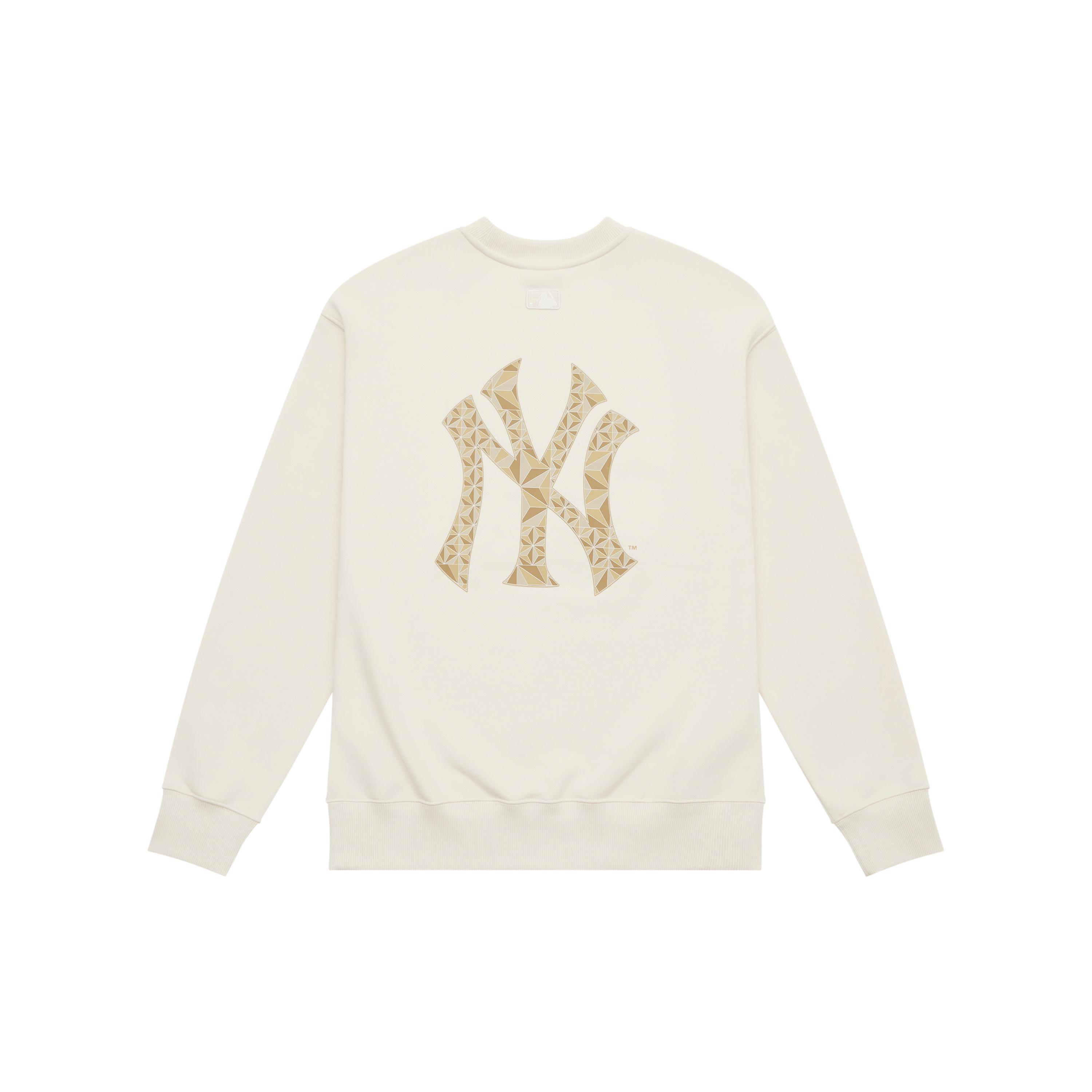 MLB MONOGRAM FW24 Sweatshirt Unisex Dark Cream 3AMTM0946-50CRD