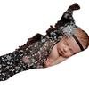 Unique Lace Embroidery Newborn Photography Props Soft Wrapping Cloth Photoshoots Baby Girls Photo Shoot Accessories