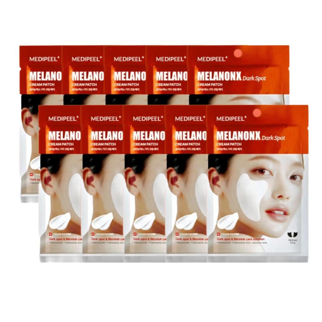MEDI-PEEL Melanon X Blemish Cream Maska w plastrach 1 para (2 arkusze · 3,5 g) /  Krem na niedoskonałości pod oczy 20ml (11 Opcje)