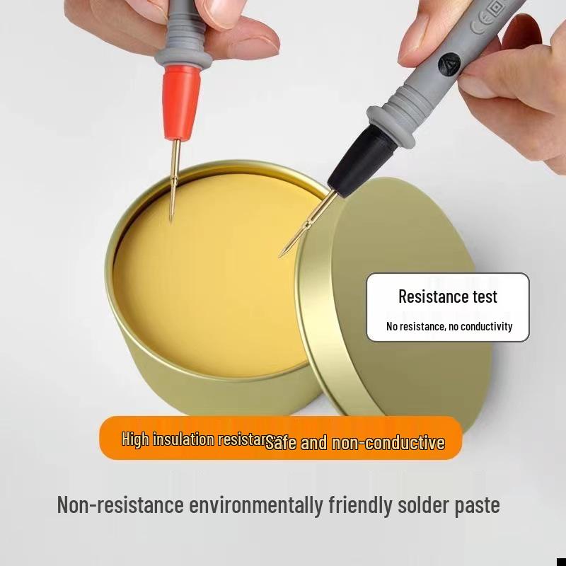 Solder Paste Flux, Lead-Free, Low-Temp, No-Clean, High-Purity Rosin for Electric Soldering & Repair