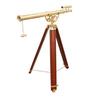 Custom Style Brass Telescope with Tripod,152.4 Cm  Style Nautical Telescope with Wooden Stand, Refractor Scope with Finder