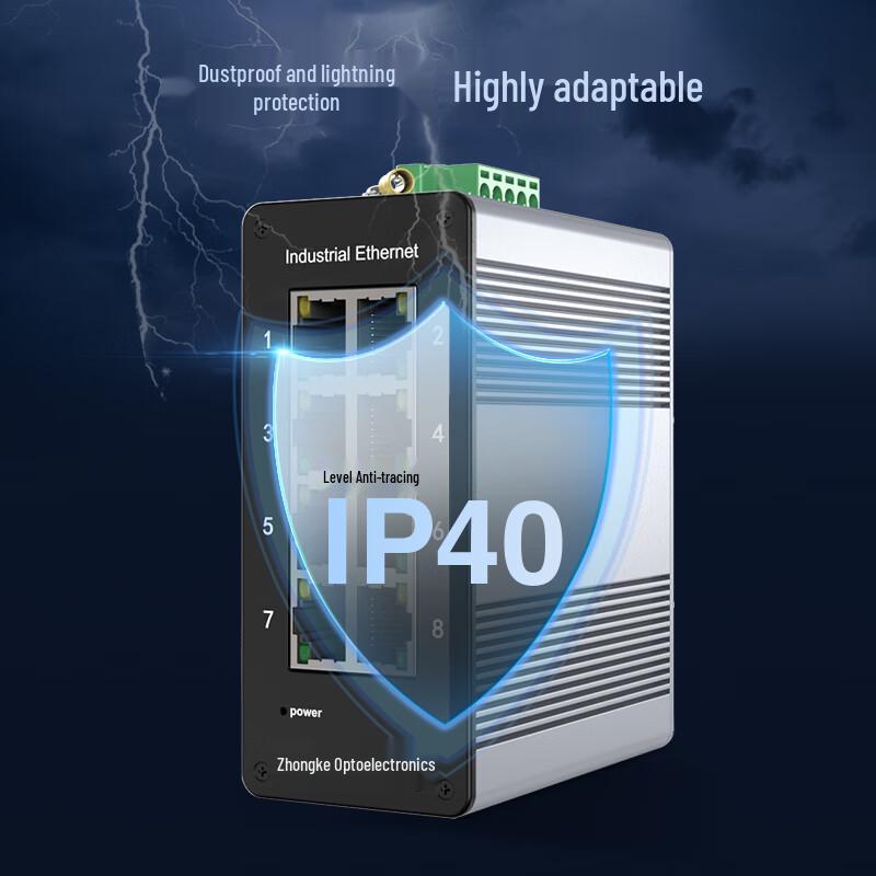 Zhongke Photoelectric POE Industrial Ethernet Switch