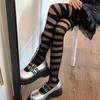 Women Sexy Pantyhose Striped Pattern Summer Breathable Tights Seamless Skinny Stocking