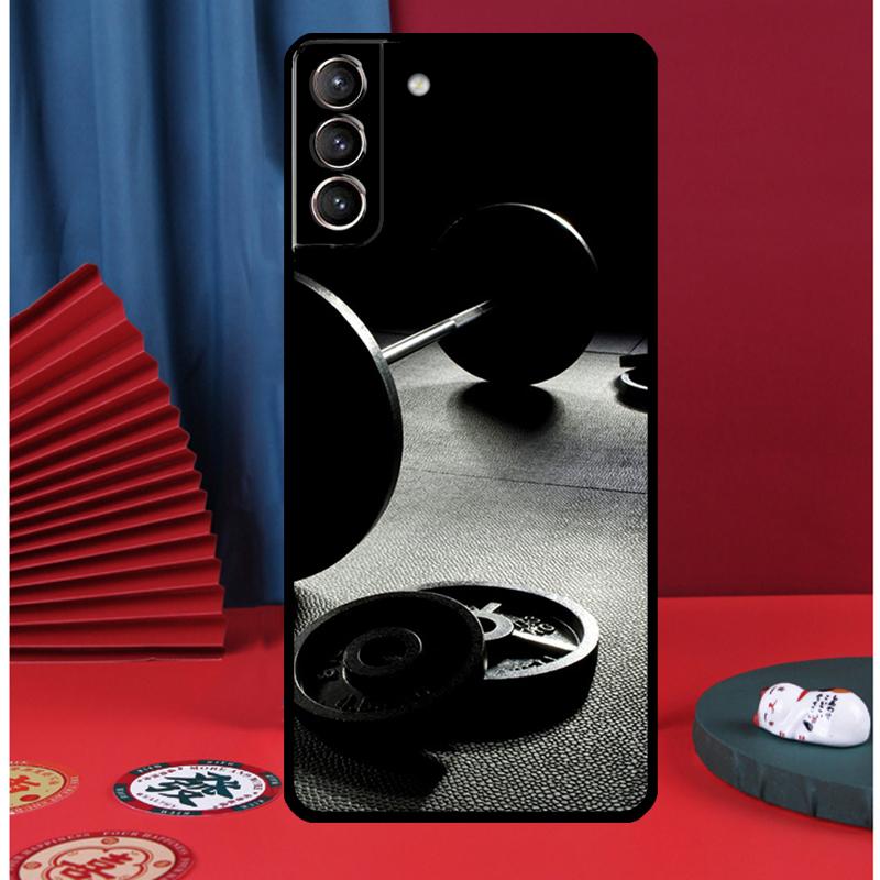 

Fitness Equipment Phone Case For Samsung Galaxy S24 Ultra S9 S10 S20 FE S21 S22 S23 Plus S25 Ultra Back Cover Galaxy S24
