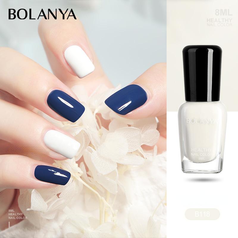 Nail Polish Nude Color No Baking Quick Drying Long Lasting Non-peelable Softening Repair Nail Polish