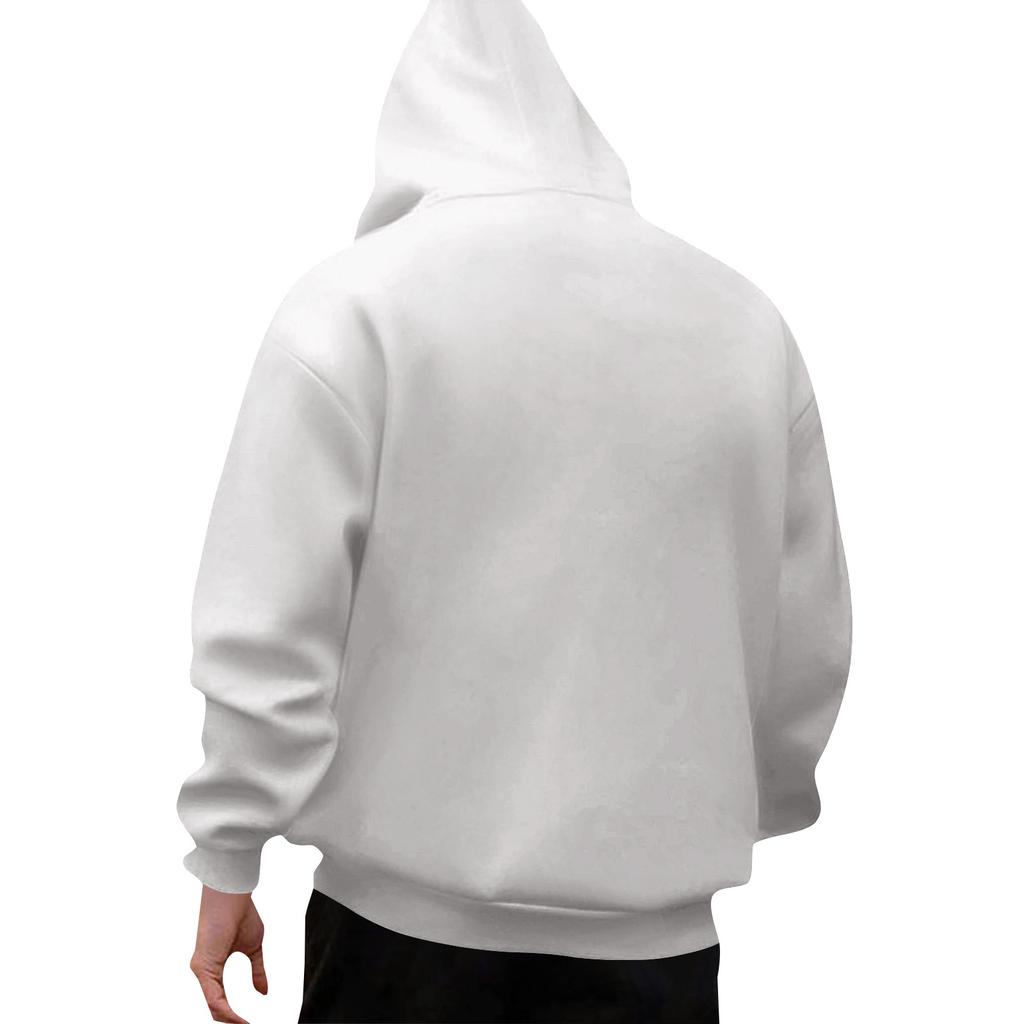 Christmas Print Loose Men's Hoodie