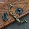 Antique European-Style Zinc Alloy Drawer Pull Handle for Wooden Jewelry Box