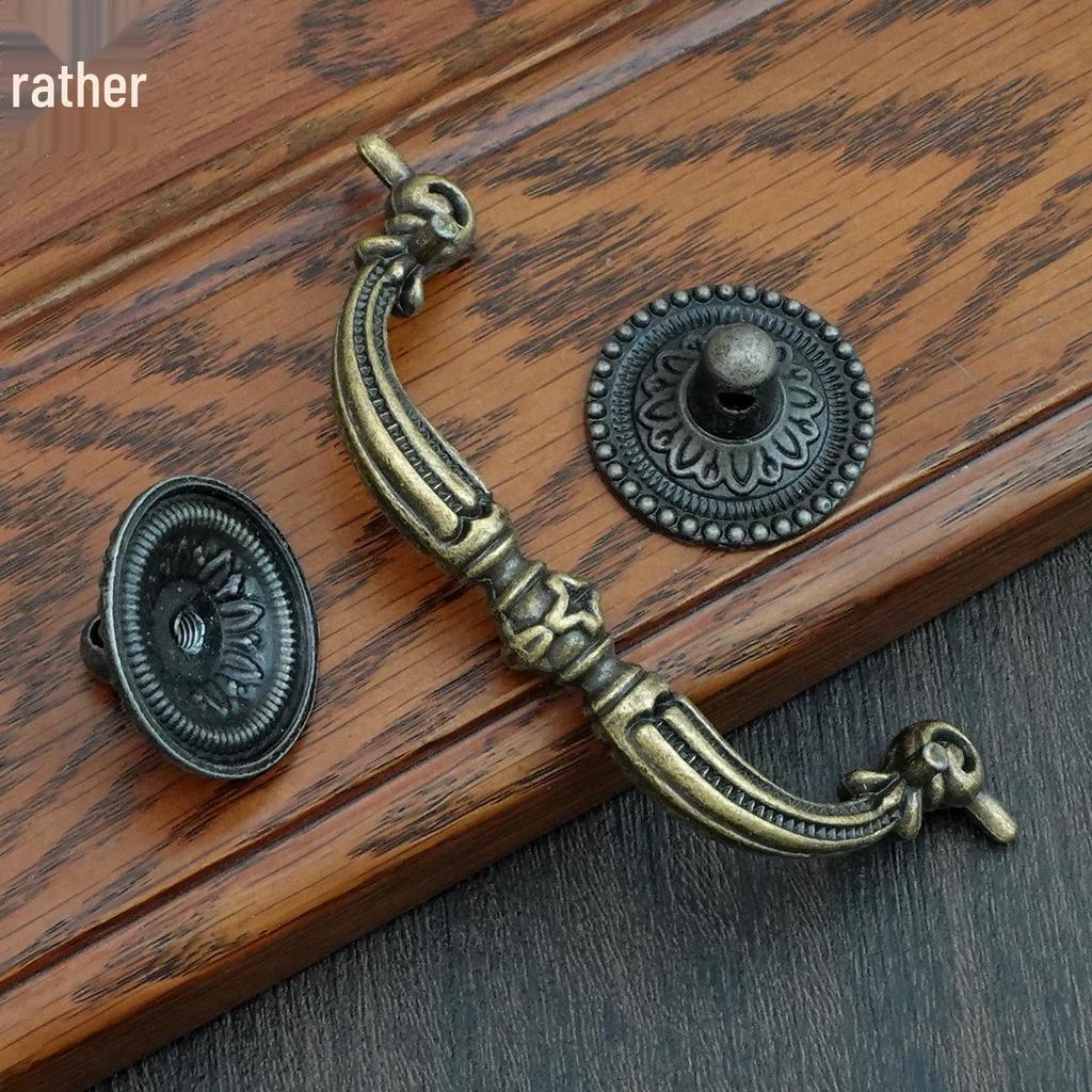 Antique European-Style Zinc Alloy Drawer Pull Handle for Wooden Jewelry Box