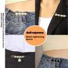 8 Pcs Women'S Metal Leak Proof Brooch Korean Fashion Flip Clothing Corset Brooch Diy Accessories Waist Pin Shawl Buckle Pin