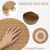 Straw Clutch Purse for Women: Summer Small Crossbody Beach Bags, Lightweight Woven Handbag, Boho Envelope Bag Travel