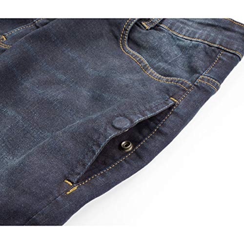 KOMINE Motorcycle Protective Jeans WJ-749, All-Season Protector, CE Certified, 07-749, Black, Size L