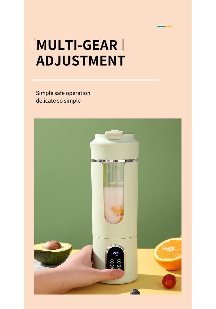Portable Rechargeable Multi-Functional Juicer Blender for Home & Student Use