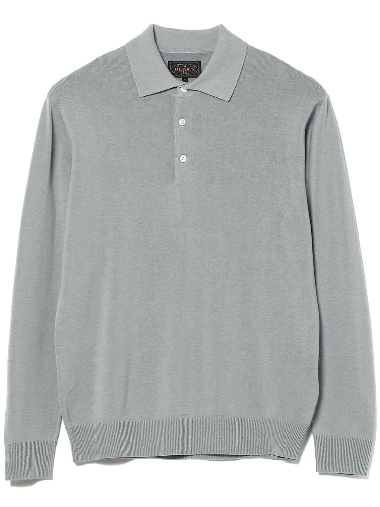 Beams Plus MOCHA 12 Gauge Knit Polo Size 38120005156 Men's Shirt, S,