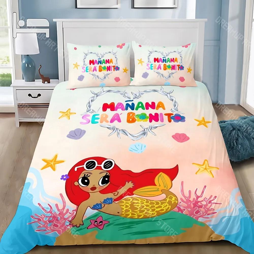 Manana Duvet Cover Pillowcase Bedding Set Adult Boy K-Karol G Girl Bedroom Decoration Children Gift Single Double Large Size