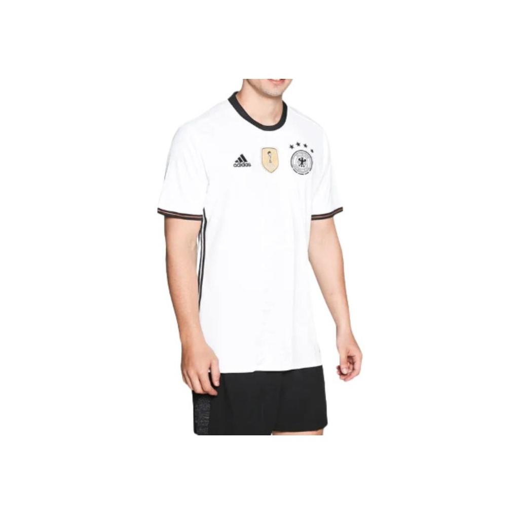 Adidas Outdoor Casual Sports Round Neck Pullover Short Sleeve Soccer Jersey Men Tops White AI5014
