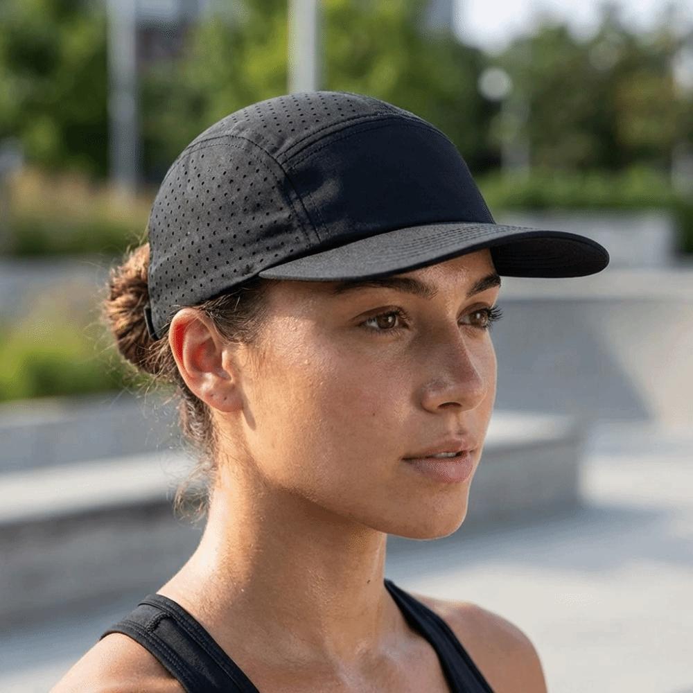 Soft Baseball Cap 5-panel Sun Hat Lightweight Running Cap  Running