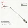 Stainless Steel High Pressure Cleaning Needle Cross Hole Water Outlet 1/4 Quick Connector For Auto Ac Home Parts Cleaning