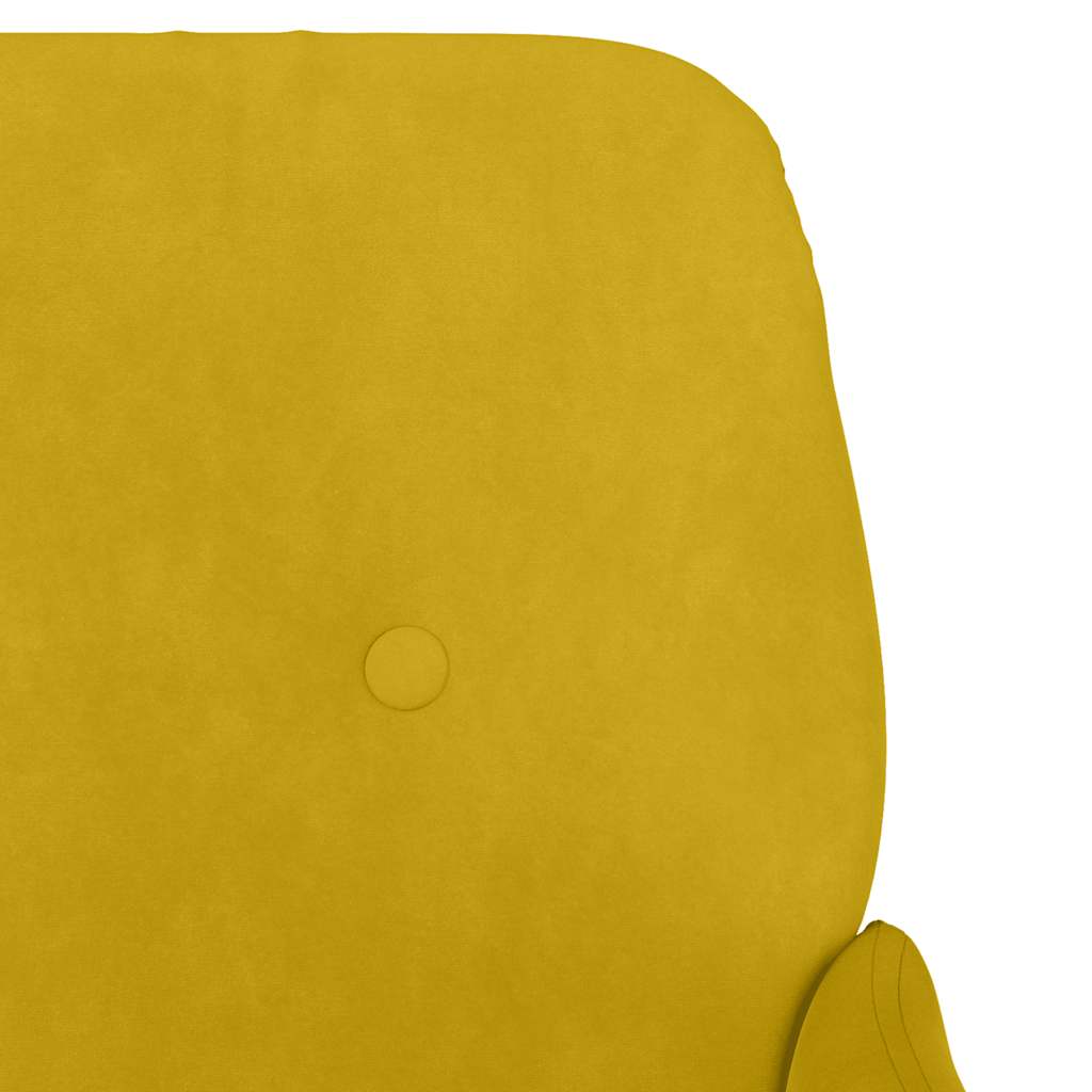 Yellow Armchair 62 x 79 x 79 cm Velvet
