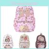 Nylon Casual Women Backpack With Splicing Design For Daily Use Travel And School