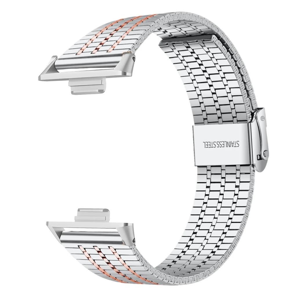 Curea Nouă din Oțel Inoxidabil Pentru Huawei Watch Fit 3 Metalică Flexibilă Tip Plasă Brățară Femei Bărbați Curea Buclă Pentru Huawei Fit 3 Înlocuire