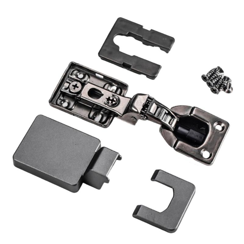 Space Saving Concealed Cabinet Door Hinge Adjustable Tension Mechanism Soft Closing Wardrobe Hinge For Quiet Operation