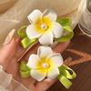 Hair Pin Faux Pearl Floral Embellished Girl Hair Clip Bright Color Side Bang Hairpin Hair Styling Tool Hair Accessories