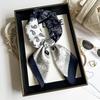 Elegant Ethnic Printed Square Scarf For Women Fashion Accessory