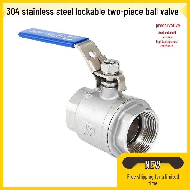 

Кульовий кран з нержавіючої сталі 304 із замком, двоскладовий, з внутрішньою різьбою, доступний у розмірах 4, 6-гранний, 1 , 2 , 3 . Model DN15 (1/2 inch) Light, 165g