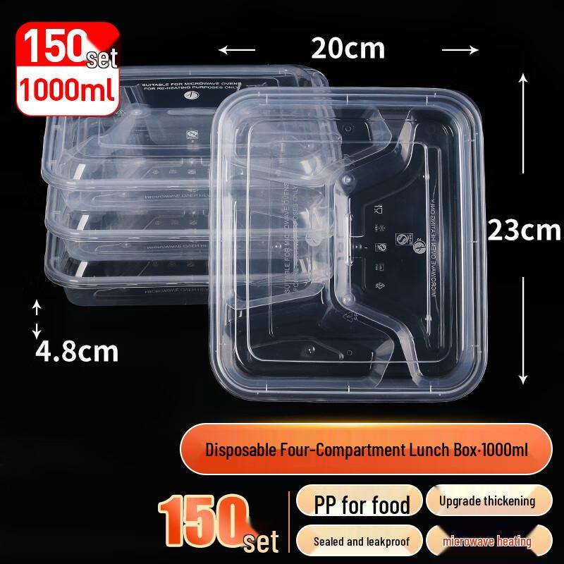 Uao Disposable Food Containers with Lids