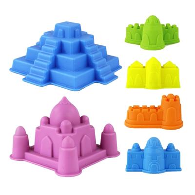 6 Stück Sandburgformen Strandspielzeug-Set Strandutensilien für Kinder Strandausrüstung Schnee-Spielzeug Geburtstagsgeschenk Option