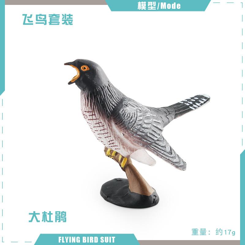 Crafted Beautifully Pvc Bird Figurines Including Doves Magpies And Sparrows Decoration For