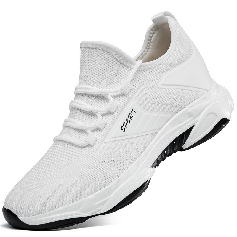 Men's sports shoes casual inner height increase 8 men's shoes spring height increase shoes men's trendy shoes white shoes 6