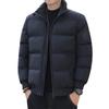 Men's Classic Cotton Jacket, Winter Style, Outerwear, Stand Up Collar, Autumn and Winter Warm Jacket, Casual and Simple, Plus Size Cotton Jacket