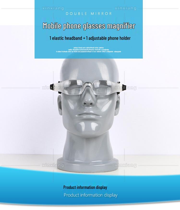 Enhanced Head-Mounted Magnifier Glasses: 1.5-3.8x Zoom for Reading, Myopia, and Screens