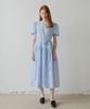 PAUL&ALICE Check Long Dress /Blue