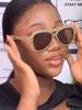 Retro Double Beam Large Frame Sunglasses For Women New Retro Fashion Brand Square Sun Glasses Eyeglasses Men