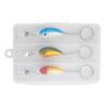 3Pcs 13CM/9G Fishing Lure Keychain Portable Long Tongue Artificial Minnow Bionic Bait Key Ring Fishing Enthusiasts Gift