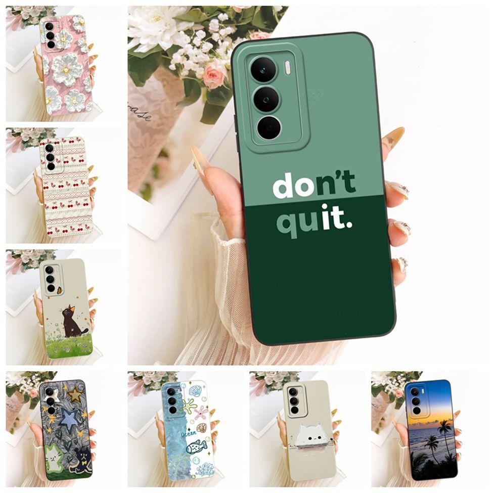Cover For Realme C71 Case RMX5303 Silicone Luxury Fashion Flowers Kawaii Cute Painted Shockproof Phone Case For Real me C71