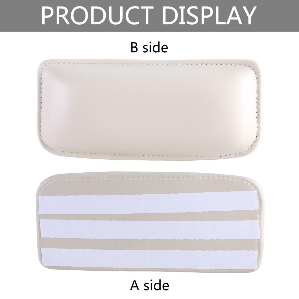 Car Leather Knee Pad Pillow Cushion Leg Pad Thigh Support Soft Comfort Knee Leg Cushion Automotive Interior Accessories