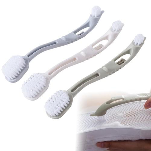 Minarena Shoe Cleaning Brush, 3-Piece Set, Shoe Brush for Indoor Shoes, Household Cleaning Brush, Multi-Functional Shoe Brush, Shoe Cleaning Tool