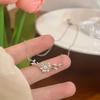 Fresh and Elegant Gardenia Necklace Flowers Leaves Clavicle Chains Small Fresh Summer