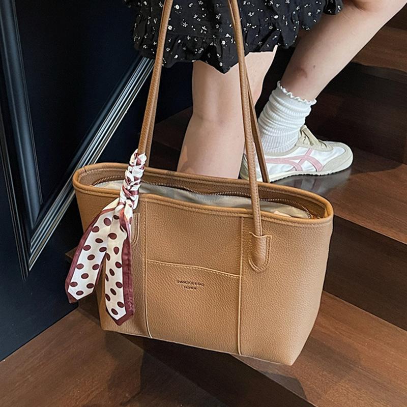 Fashionable and Simple Large-capacity Tote Bag, Single-shoulder Bag, Suitable for Work and Commuting Women's Bag