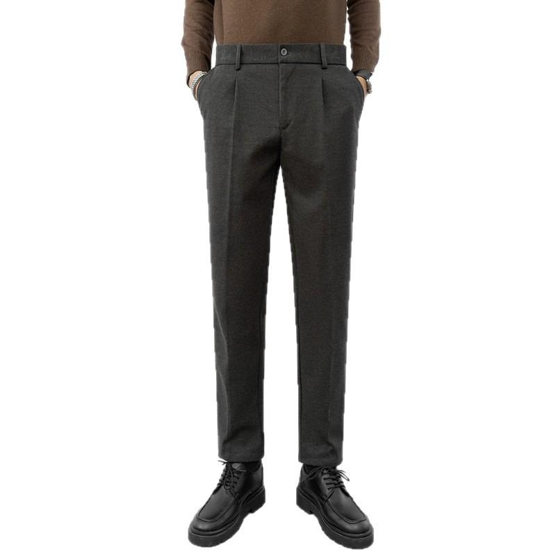 Spring and Autumn New Harlan Nine-point Men's Pants Drape Suit Pants Men's Casual Straight Pants Boys Trend