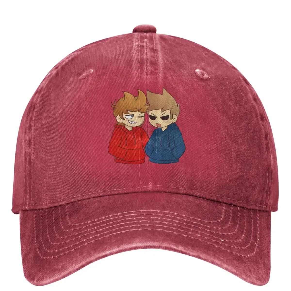 

TomTord TordTom Бейсболка Eddsworld Trendy Unisex Men Trucker Dad Hat Sun Visors Hiking Fishing Baseball Caps Gift Adjustable& 8Y