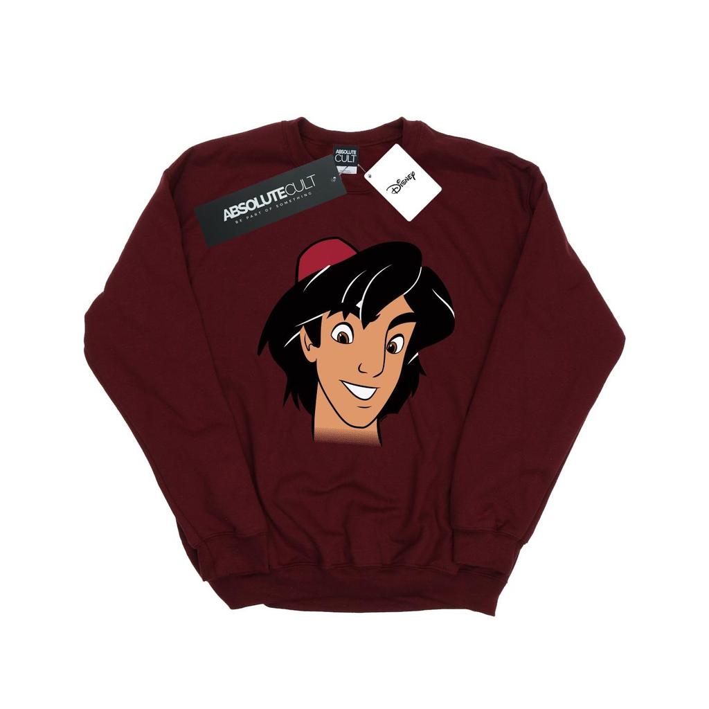 Disney Mens Aladdin Headshot Sweatshirt