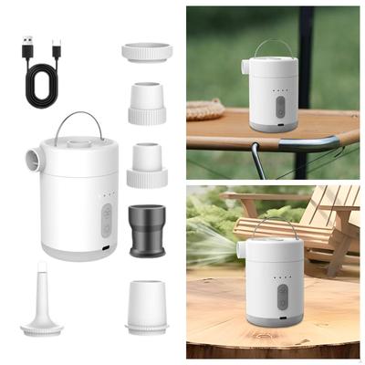 Pompe à air électrique gonfler et dégonfler Mini multifonctionnelle avec lumière de tente pour