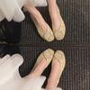 Fashion Flats Luxury Casual Shoes for Woman 2025 Kawaii Women's Summer Footwear Flat Cute Elegan Quick Delivery Trend