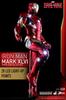 Power Pose Captain Civil War Iron Man Mark 46 Scale Plastic Painted Limited Edition Action Figure America 1/6